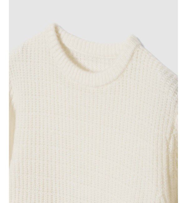 LOULOU WILLOUGHBY「【LOULOU WILLOUGHBY】フォックスファートリミングプルオーバー」|ニット・セーター|