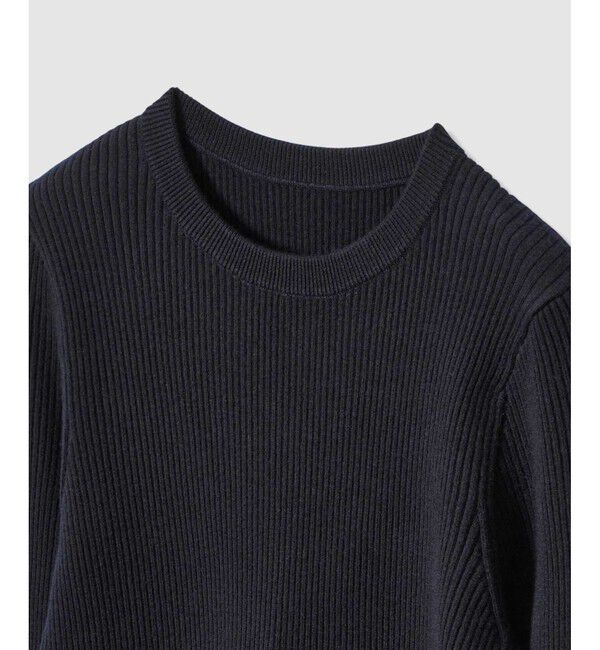 LOULOU WILLOUGHBY「【LOULOU WILLOUGHBY】フリルスリットプルオーバー」|ニット・セーター|