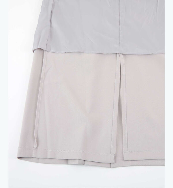 ur's「キーネックフロントタックジャンパースカート」|ワンピース|