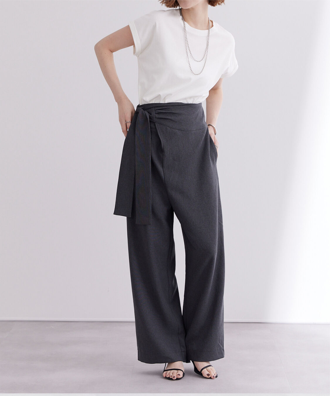 ur's「汗染み防止ダブルカフスTシャツ」|Tシャツ・カットソー|