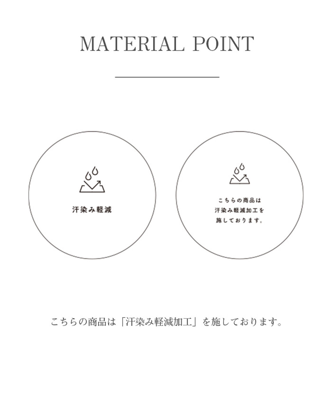 ur's「汗染み防止ダブルカフスTシャツ」|Tシャツ・カットソー|