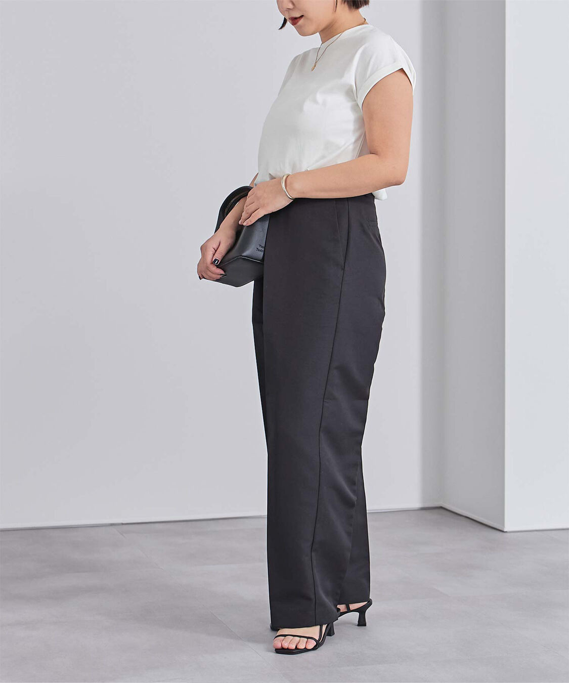 ur's「汗染み防止ダブルカフスTシャツ」|Tシャツ・カットソー|