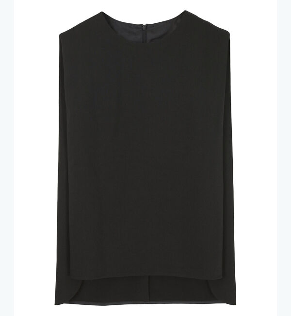 ur's「ショルダータックサイドスリットトップス」|Tシャツ・カットソー|ブラック