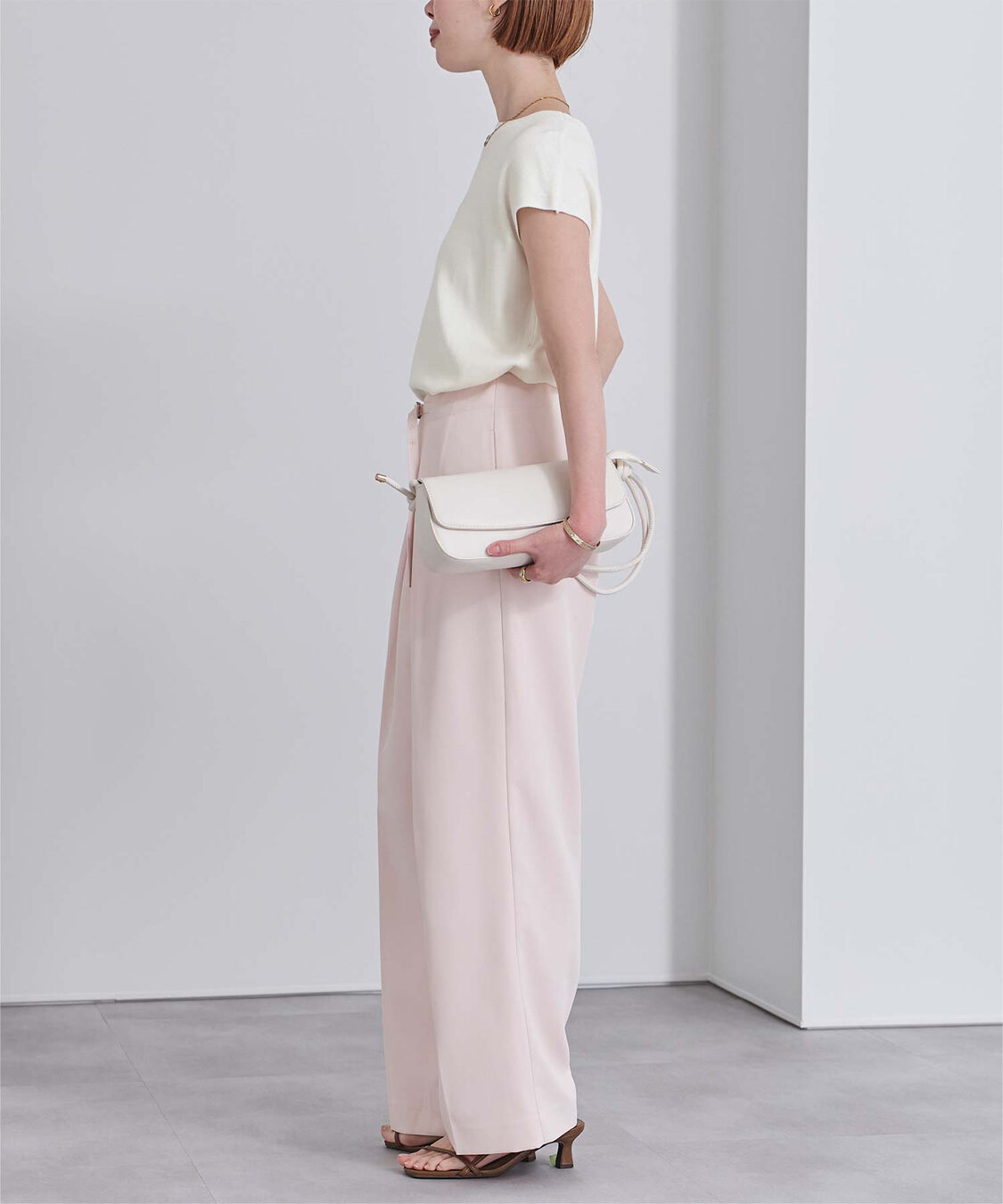 ur's「プチハイネックフレンチスリーブニット」|ニット・セーター|