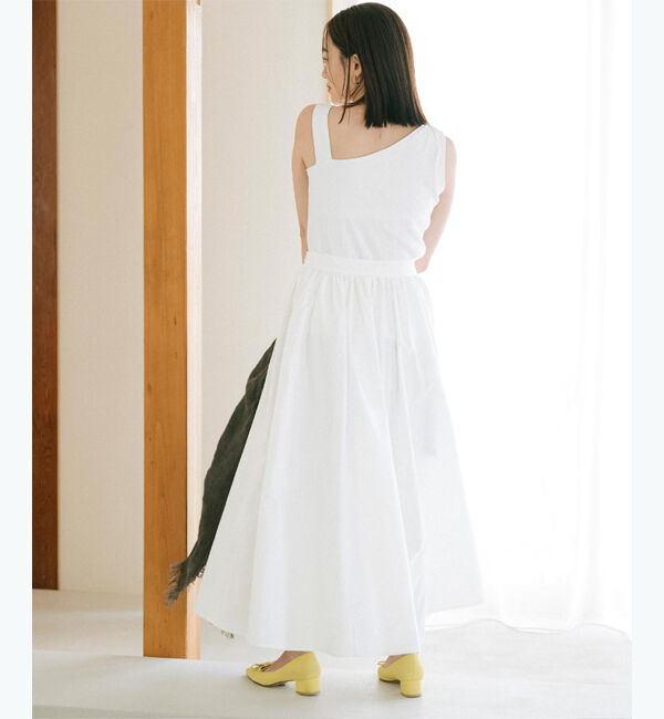 ur's「【春名亜美さんコラボアイテム】カップ付アシンメトリーデザインタンクトップ」|タンクトップ|