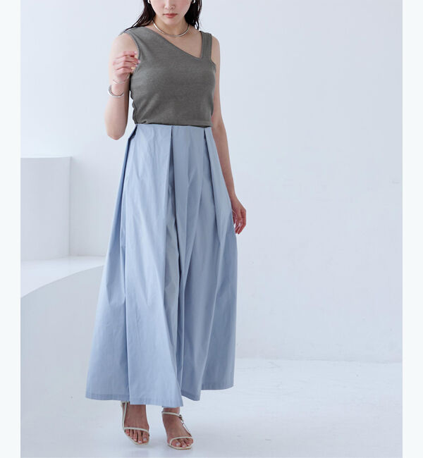 ur's「【春名亜美さんコラボアイテム】カップ付アシンメトリーデザインタンクトップ」|タンクトップ|