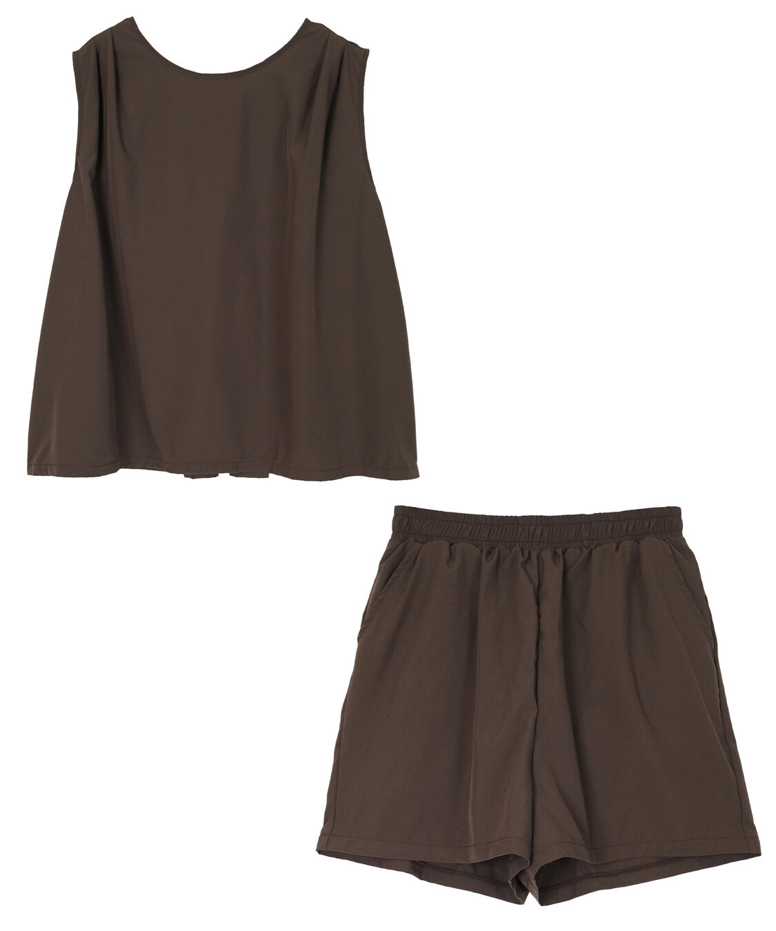 SEA DRESS「バックリボンセットアップ/水着」|ビキニ|ダークブラウン