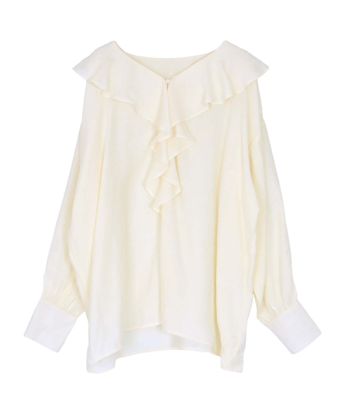 titivate「フリルカラーオーバーブラウス」|シャツ・ブラウス|