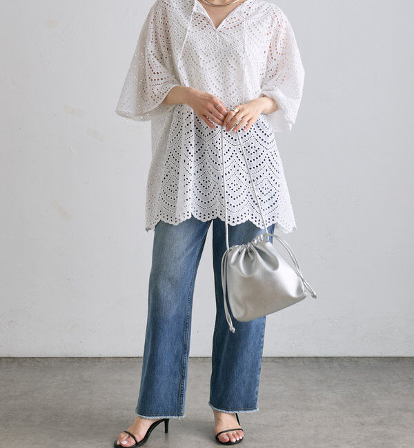  「フェイクレザー巾着バッグ」|ショルダー・メッセンジャー|