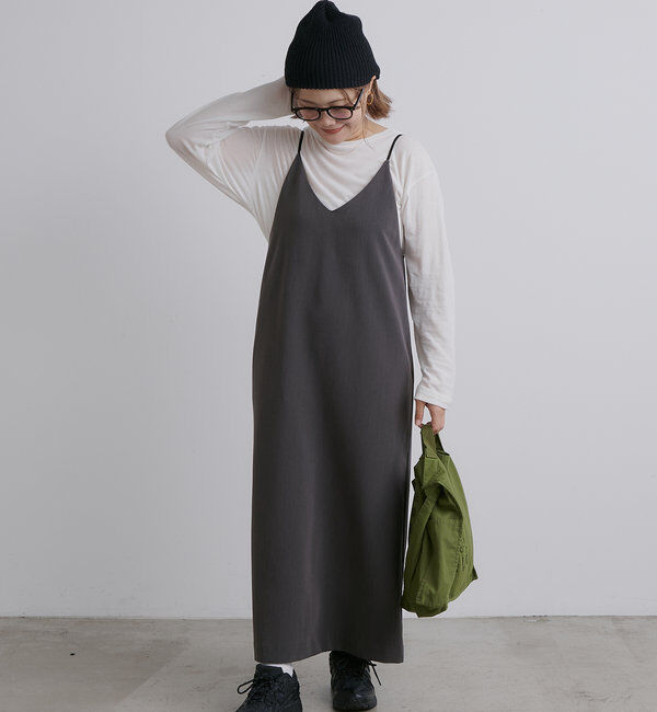  「【＠noricorico102企画】ナローキャミワンピース」|ワンピース|