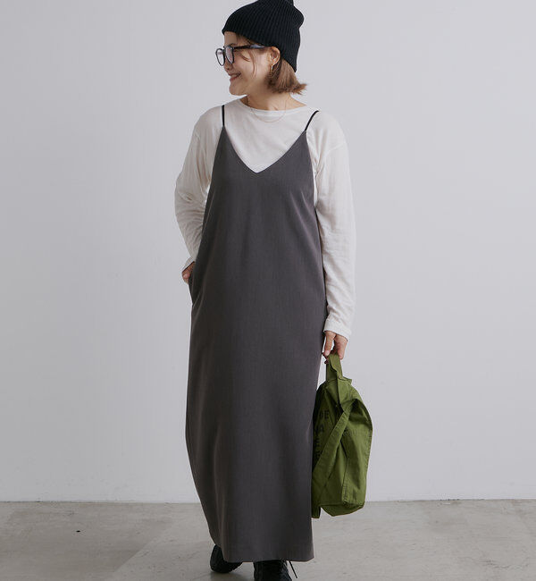  「【＠noricorico102企画】ナローキャミワンピース」|ワンピース|