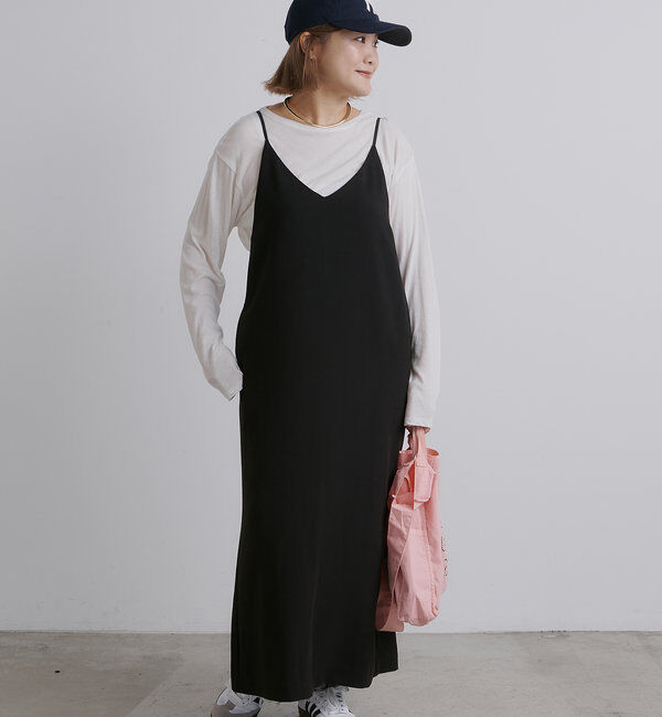  「【＠noricorico102企画】ナローキャミワンピース」|ワンピース|