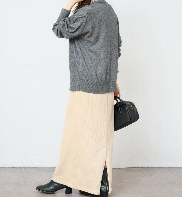  「インターシャロゴニットプルオーバー」|ニット・セーター|