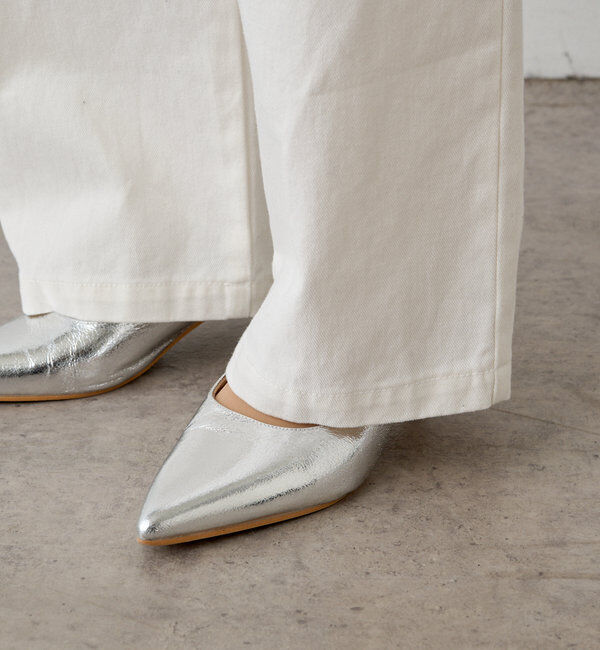  「ベルト付きリラックスデニムパンツ」|デニム|