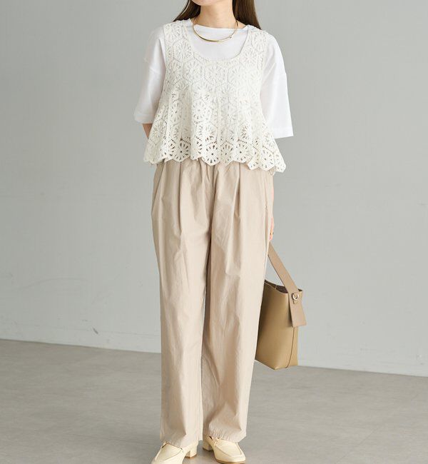  「カギ針編み風ビスチェ」|ニット・セーター|