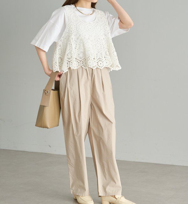  「カギ針編み風ビスチェ」|ニット・セーター|