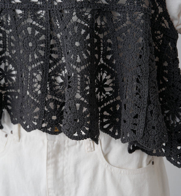  「カギ針編み風ビスチェ」|ニット・セーター|