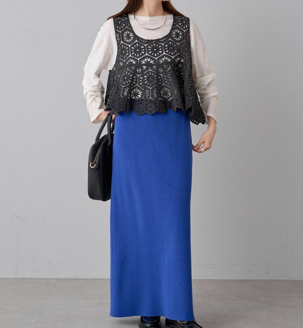  「カギ針編み風ビスチェ」|ニット・セーター|