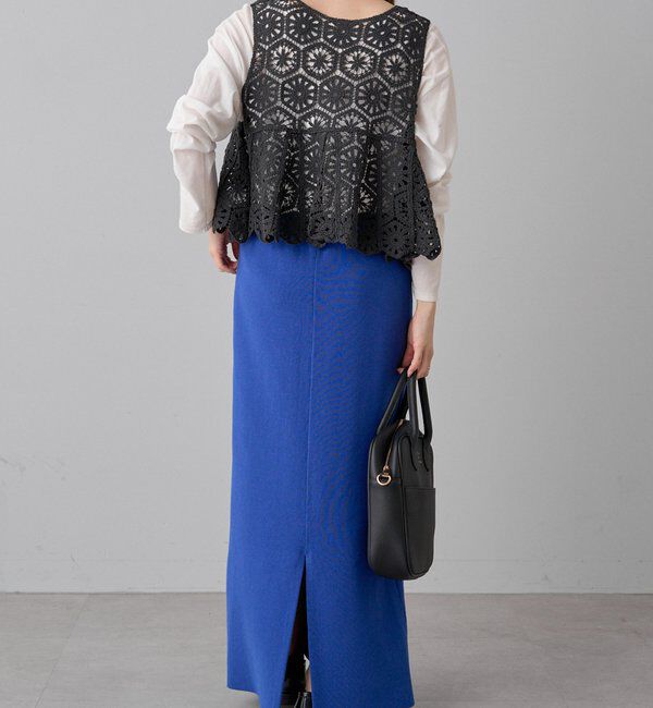  「カギ針編み風ビスチェ」|ニット・セーター|