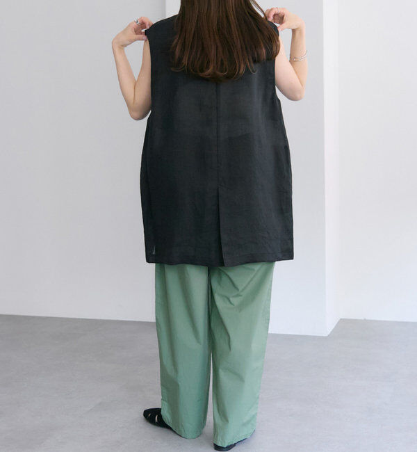  「【リバイバル】ノーカラーダブルデザインジレベスト」|ダウンベスト・ベスト|