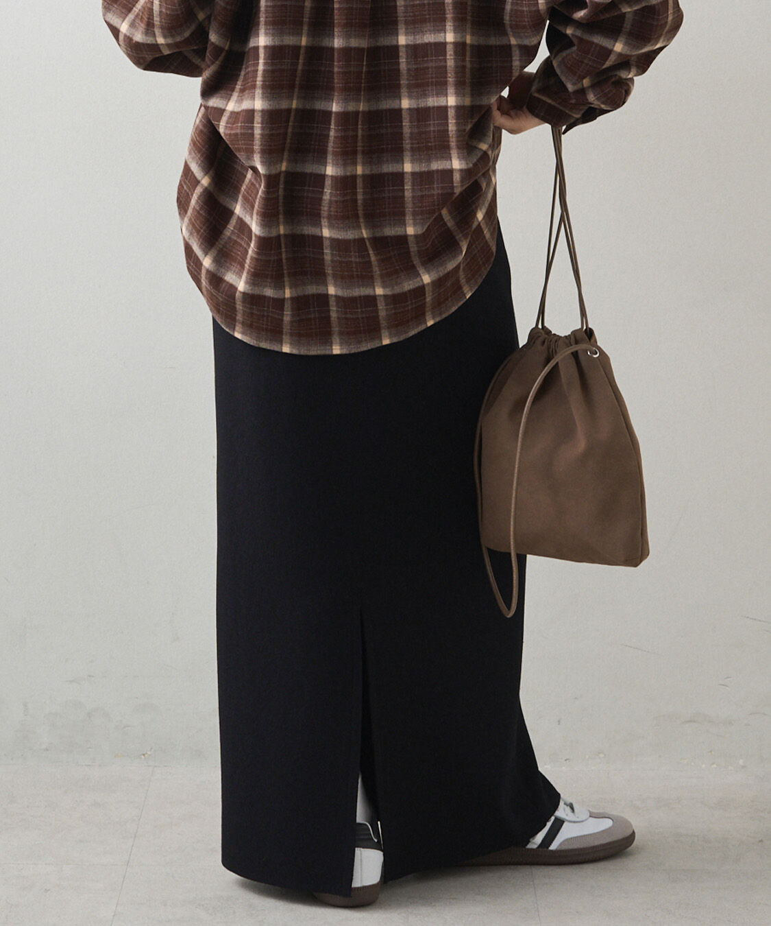  「《新色登場！/リバイバル》【-3kg見え / Du noir】ナロースカート」|スカート|