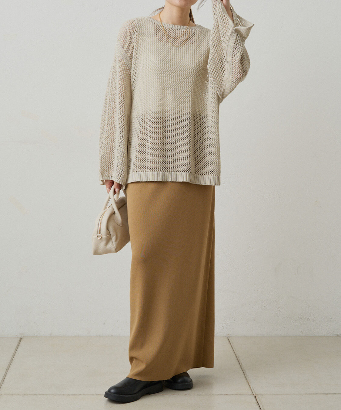  「《新色登場！/リバイバル》【-3kg見え / Du noir】ナロースカート」|スカート|