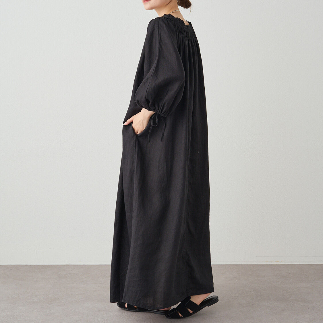  「リネンワンピース」|ワンピース|