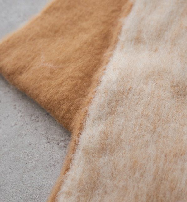  「バイカラーメランジマフラー」|ストール|