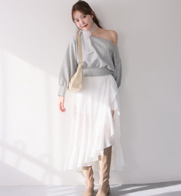  「スタッズ付きシャーリングホーボーバッグ」|ショルダー・メッセンジャー|