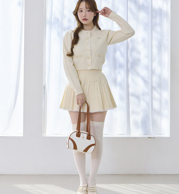  「ロゴ入りニットセットアップ」|ワンピース|