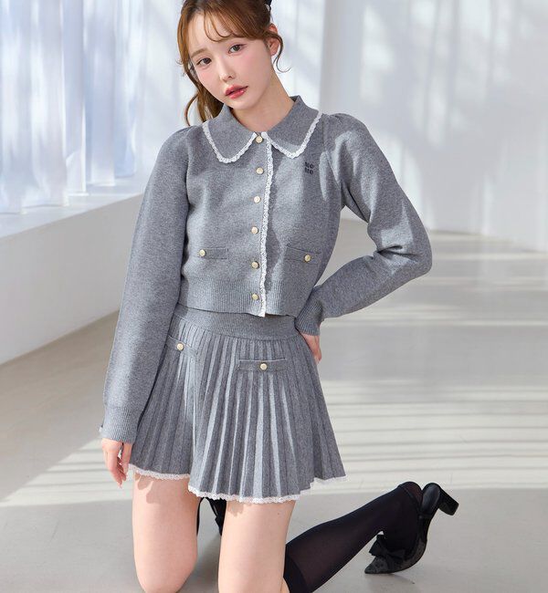  「ロゴ入りニットセットアップ」|ワンピース|