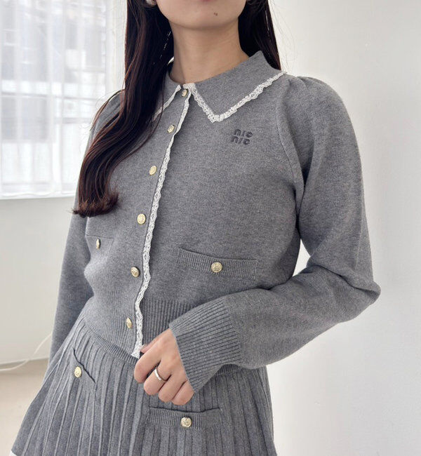  「ロゴ入りニットセットアップ」|ワンピース|