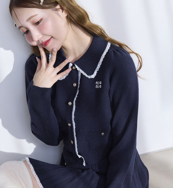  「ロゴ入りニットセットアップ」|ワンピース|