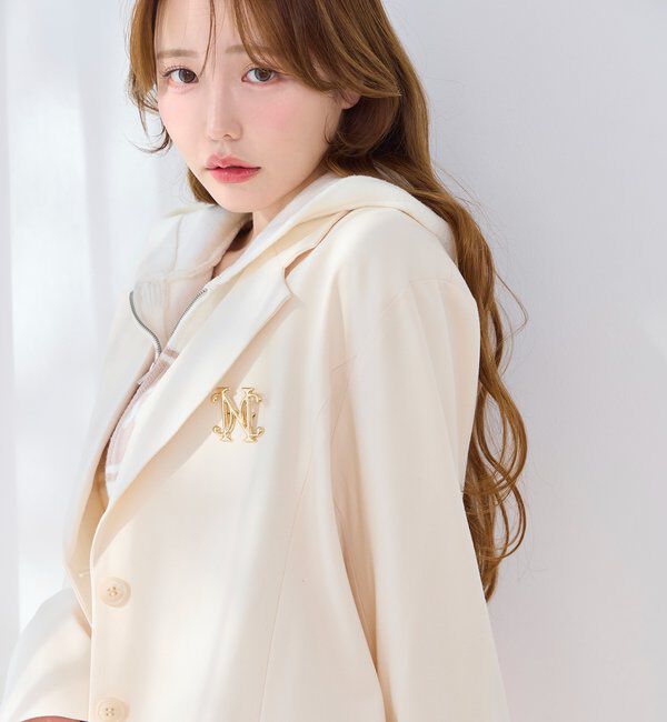  「ジップロゴジャガードニット」|ニット・セーター|