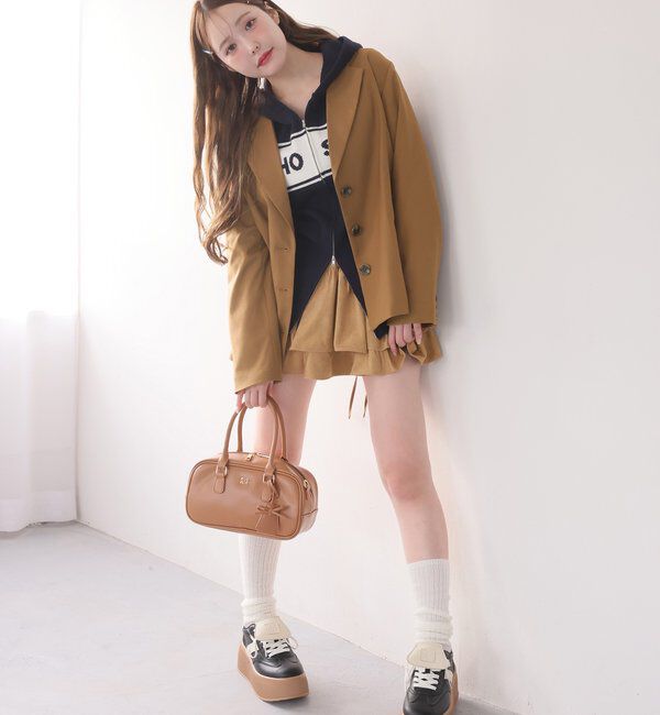  「ジップロゴジャガードニット」|ニット・セーター|