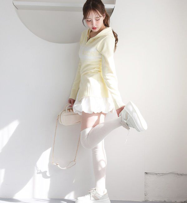  「ジップロゴジャガードニット」|ニット・セーター|