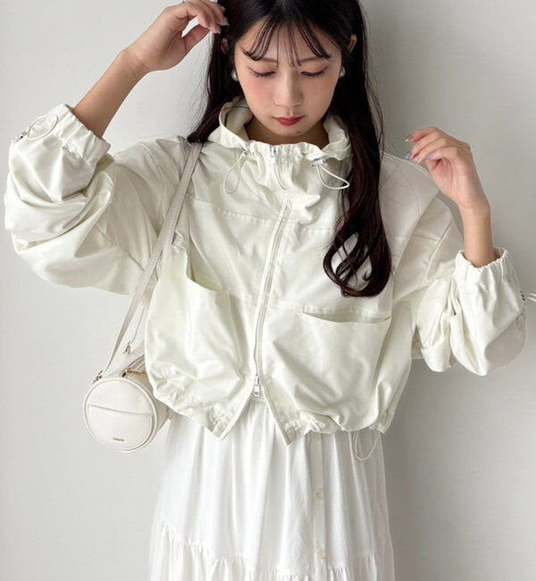  「ドロストショートマウンテンパーカー」|ダウンベスト・ベスト|