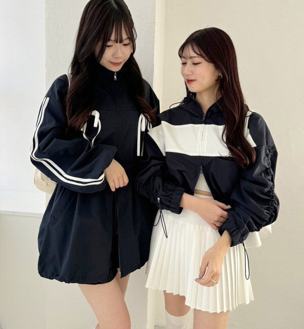  「ドロストショートマウンテンパーカー」|ダウンベスト・ベスト|