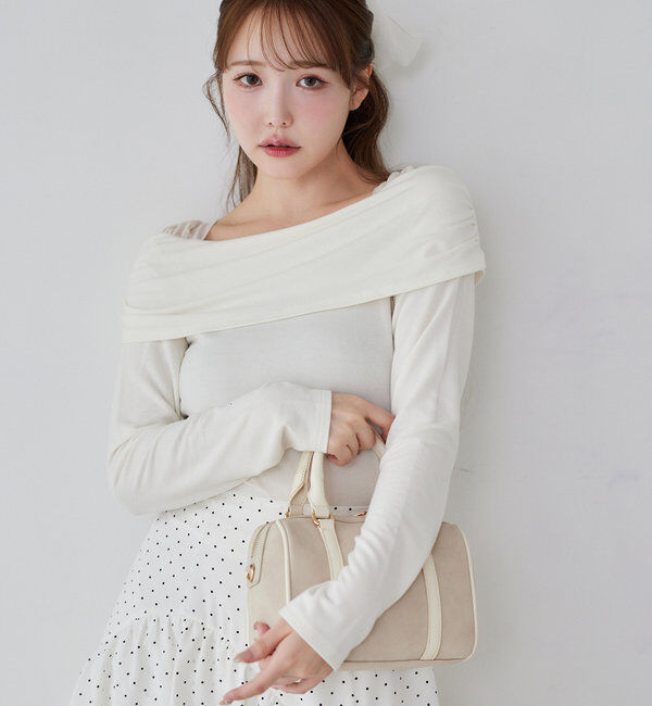  「オフショルトップス」|プルオーバー|