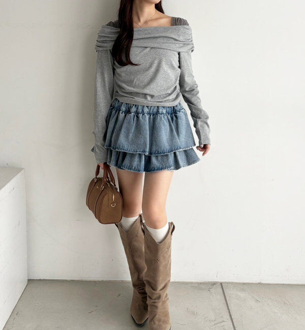  「オフショルトップス」|プルオーバー|