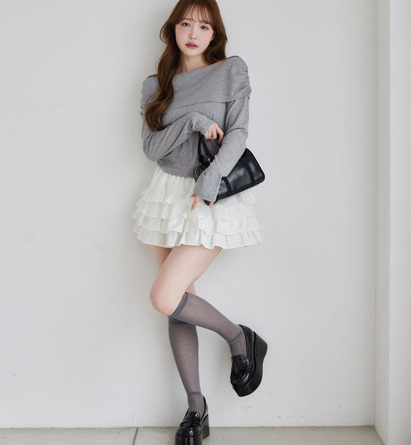  「オフショルトップス」|プルオーバー|