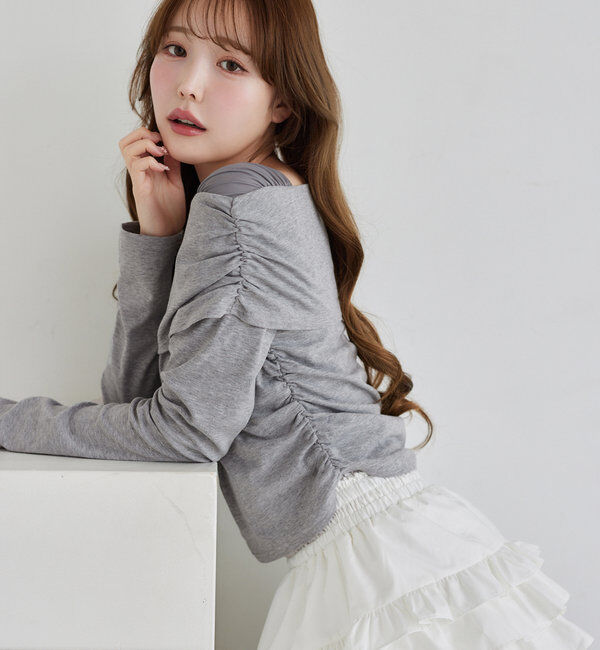  「オフショルトップス」|プルオーバー|