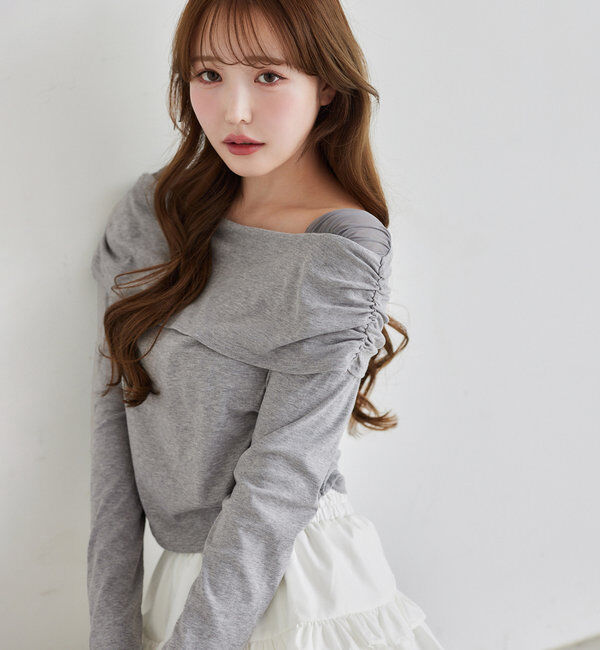  「オフショルトップス」|プルオーバー|