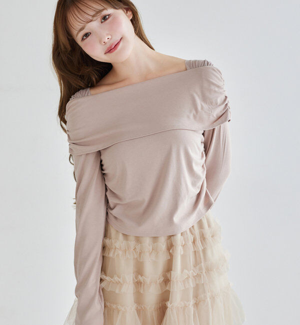  「オフショルトップス」|プルオーバー|