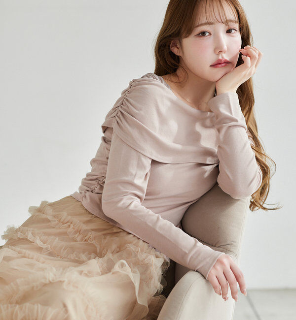  「オフショルトップス」|プルオーバー|