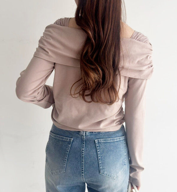  「オフショルトップス」|プルオーバー|