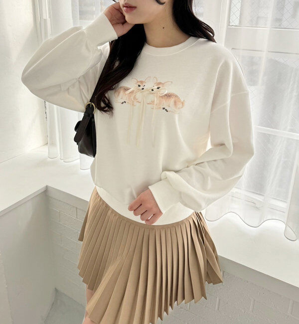  「アソートスウェット」|プルオーバー|アイボリー