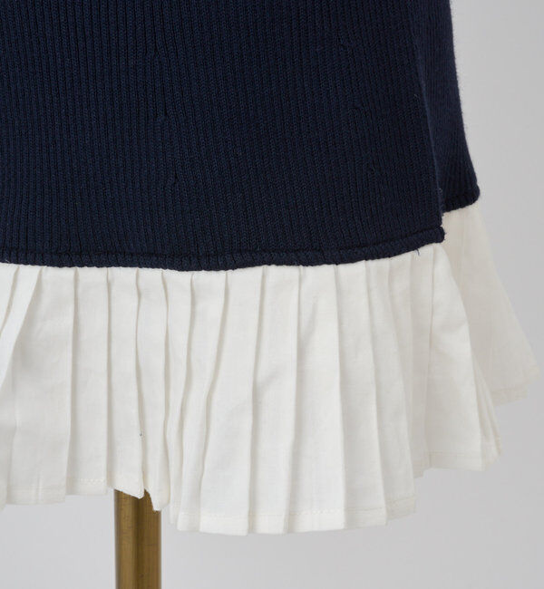  「Nono企画/ドッキングプリーツワンピ」|ワンピース|