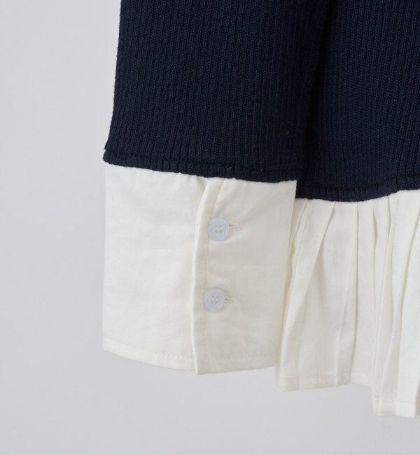  「Nono企画/ドッキングプリーツワンピ」|ワンピース|