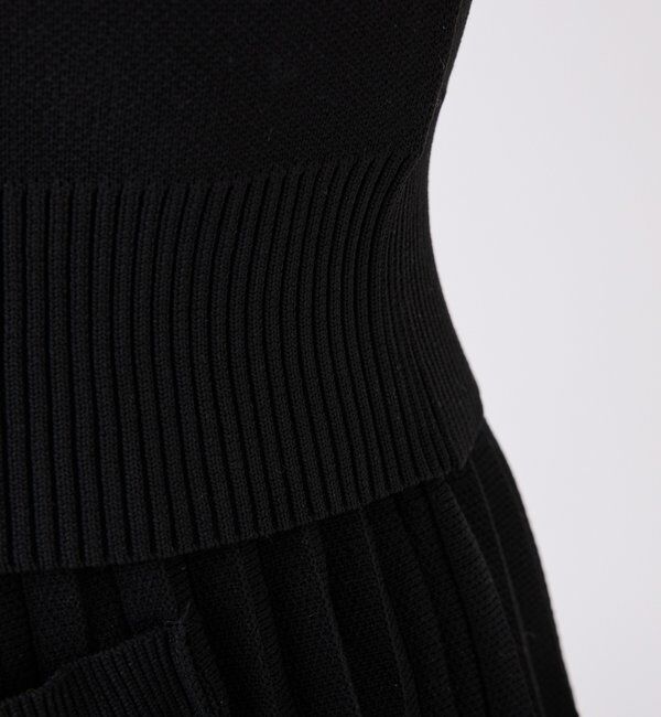  「ポロ襟半袖ニットセットアップ」|ワンピース|